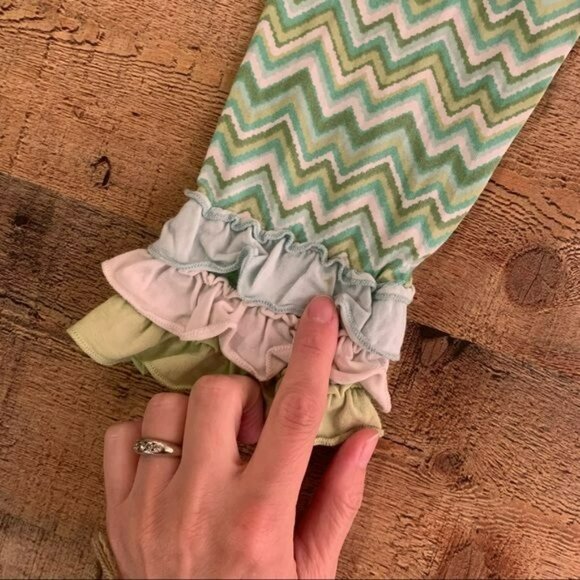 Matilda Jane Outfit Flower Print Sleeveless Top With Geometric Print Pants - Picture 4 of 16